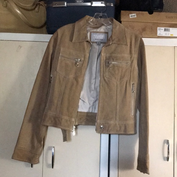 Tan Suede Jacket - Picture 2 of 5